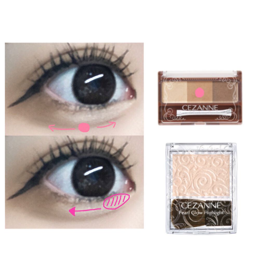 ノーズ&アイブロウパウダー/CEZANNE/パウダーアイブロウを使ったクチコミ(2枚目)