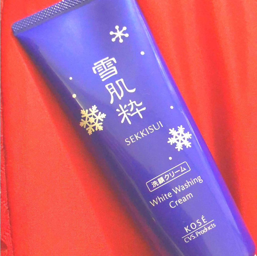 ホワイト洗顔クリーム/雪肌粋/洗顔フォームを使ったクチコミ(1枚目)