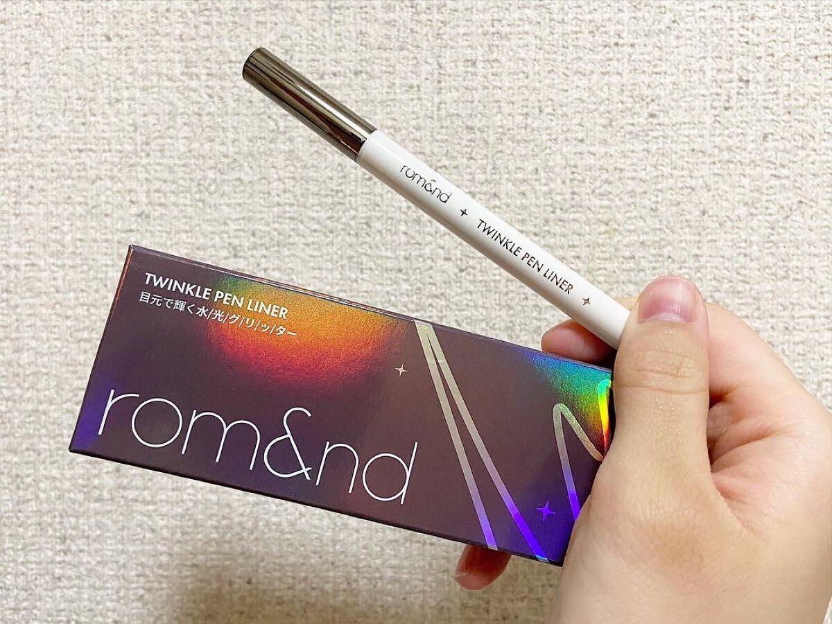 トゥインクルペンライナー/rom&nd/リキッドアイライナーを使ったクチコミ(2枚目)