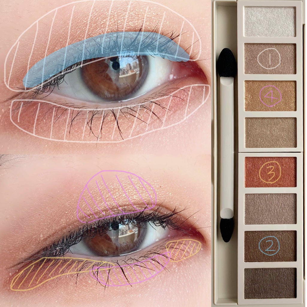 リシェ グラマラスモード アイパレット/Visée/アイシャドウパレットを使ったクチコミ(2枚目)