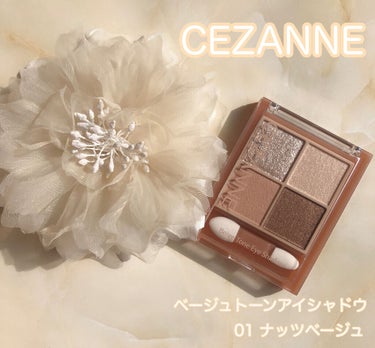 ベージュトーンアイシャドウ/CEZANNE/アイシャドウパレットを使ったクチコミ（1枚目）