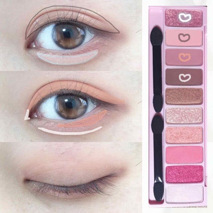 プレイカラー アイシャドウ/ETUDE/アイシャドウパレットを使ったクチコミ(2枚目)