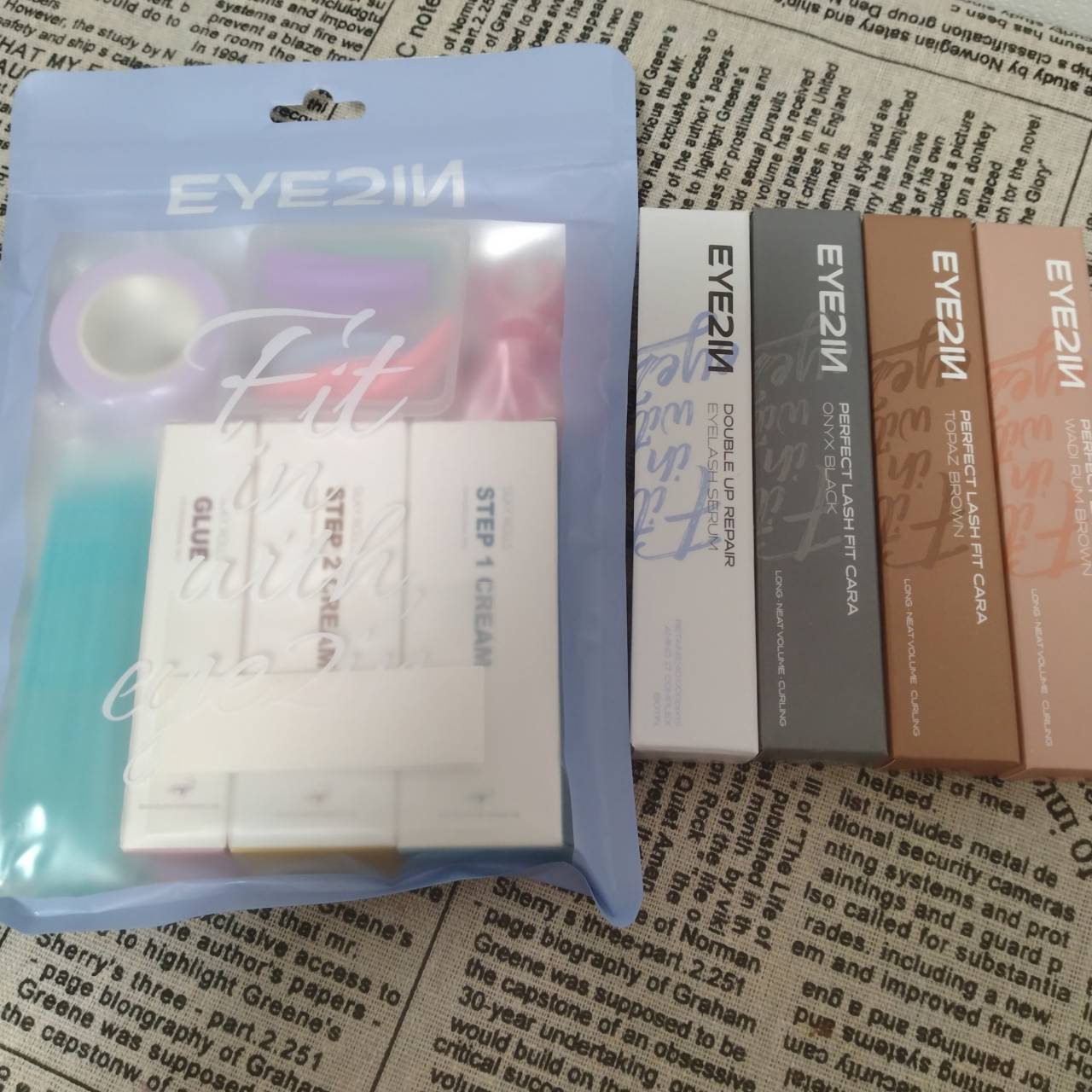 低刺激セルフまつげパーマ9種セット/EYE2IN/その他キットセットを使ったクチコミ（2枚目）