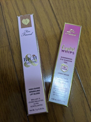 リッチ＆ダズリン ハイシャイン スパークリング リップグロス/Too Faced/リップグロスを使ったクチコミ（1枚目）