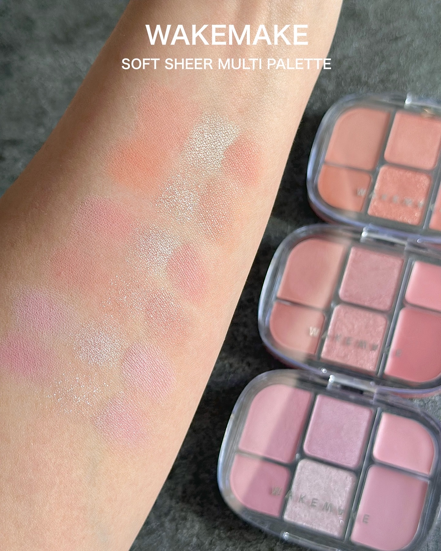 ソフトシアーマルチパレット/wakemake/アイシャドウパレットを使ったクチコミ（3枚目）