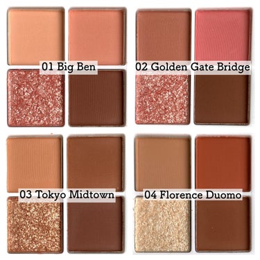 プチポケットアイシャドウパレット 02 Golden Gate Bridge(ゴールデンゲートブリッジ)/SO GLAM/アイシャドウパレットを使ったクチコミ（2枚目）