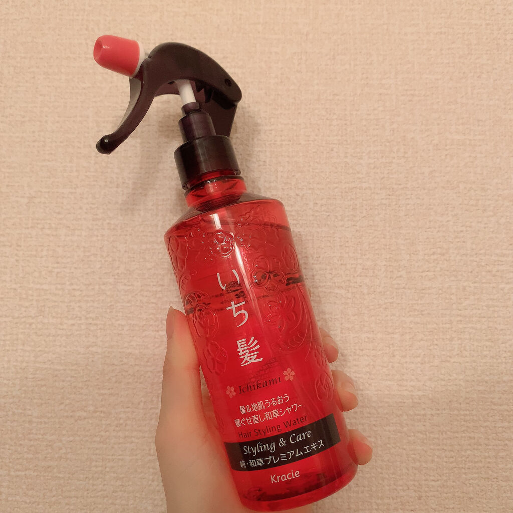 髪＆地肌うるおう寝ぐせ直し和草シャワー/いち髪/ヘアミストを使ったクチコミ（1枚目）