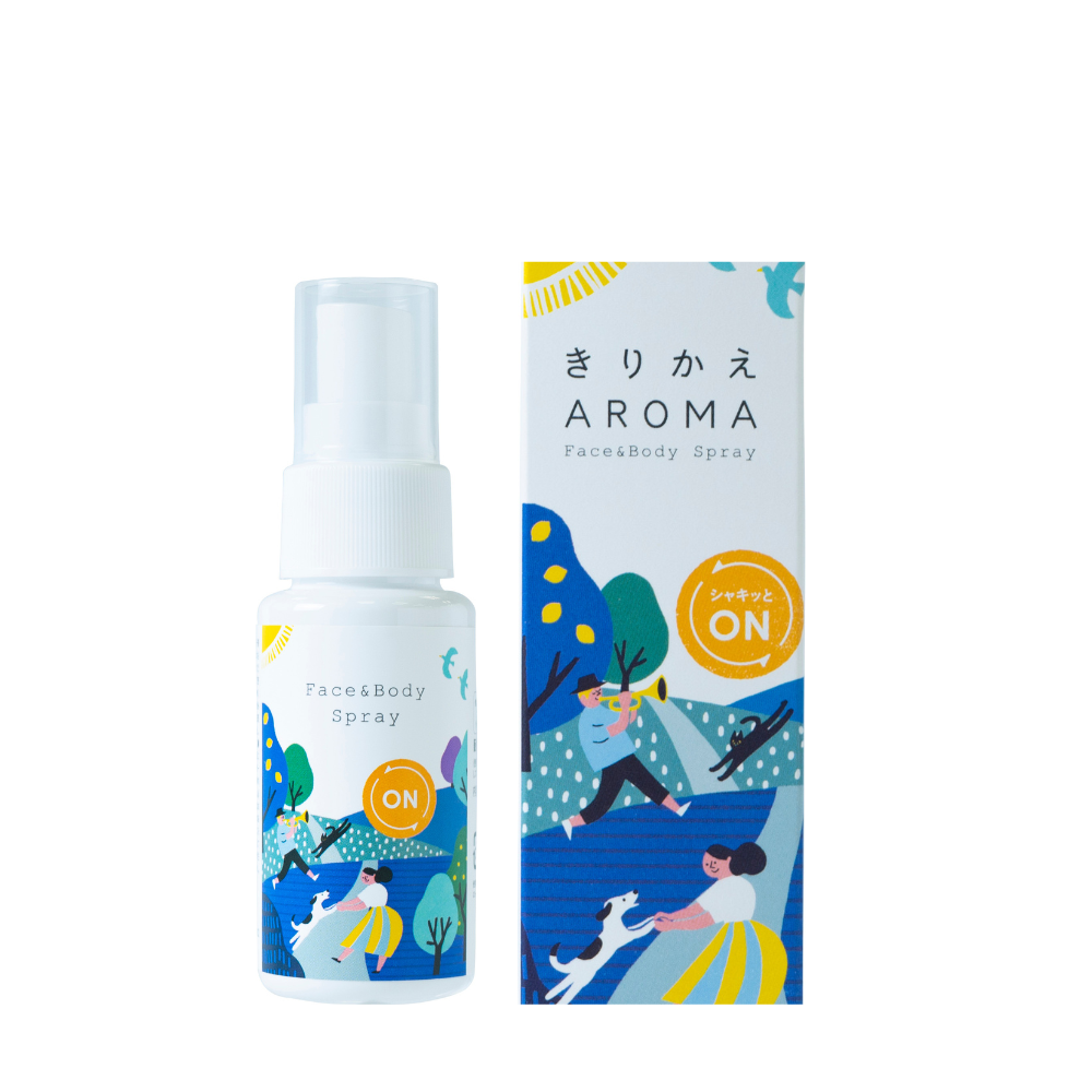 きりかえアロマ シャキッとオン フェイス&ボディースプレー 生活の木