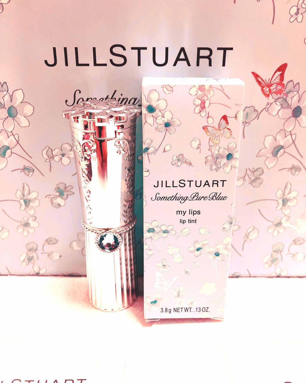 サムシングピュアブルー セント マイリップス/JILL STUART/口紅を使ったクチコミ(1枚目)