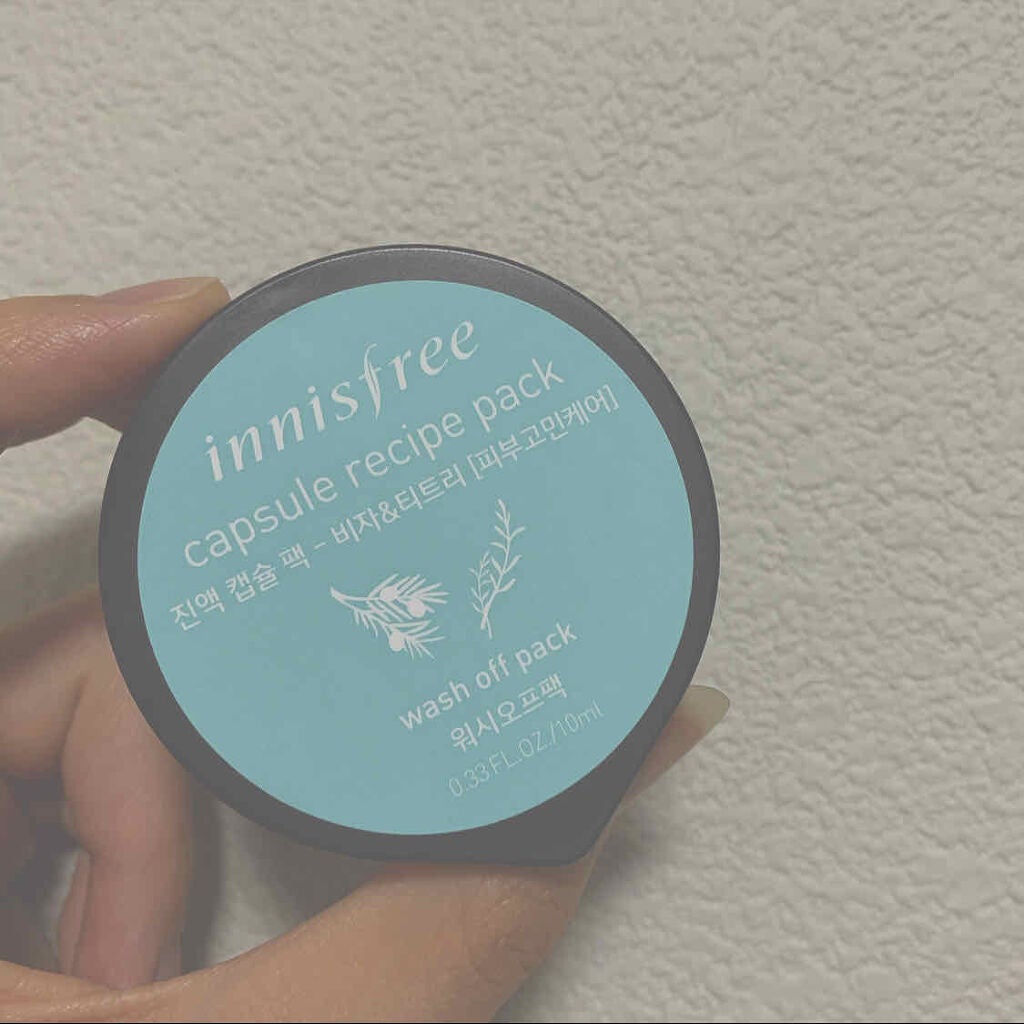 カプセルレシピパック B&T/innisfree/洗い流すパック・マスクを使ったクチコミ(1枚目)