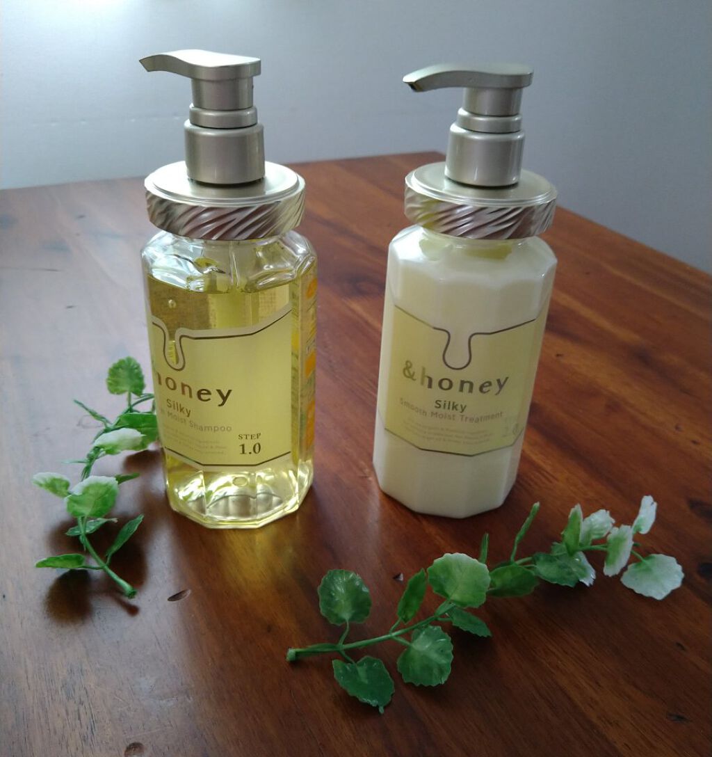 シルキー　スムースモイスチャー　シャンプー　1.0/ヘアトリートメント　2.0/&honey/市販シャンプーを使ったクチコミ（2枚目）