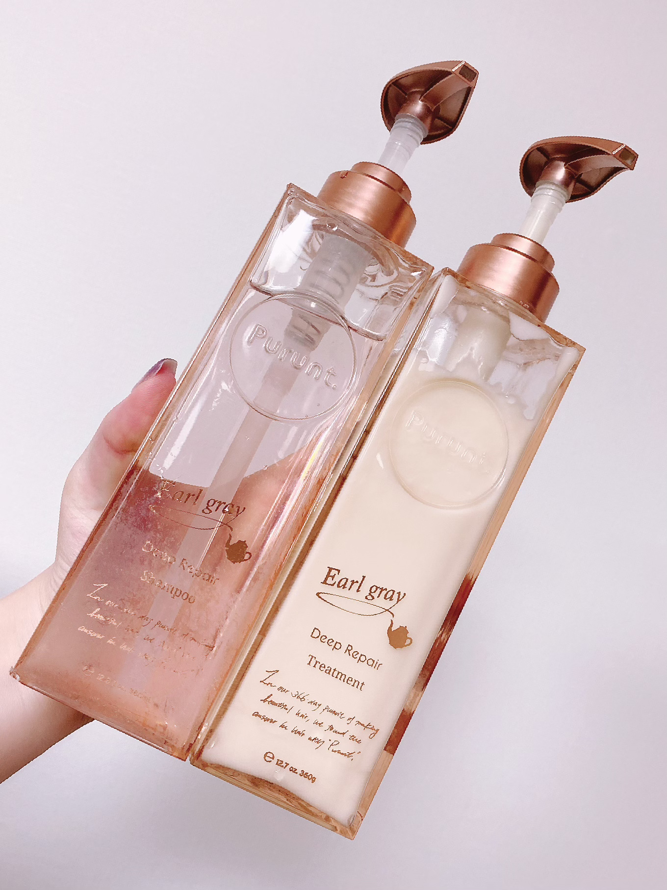 プルント ディープリペアペアセット アールグレイ N/Purunt./市販シャンプーを使ったクチコミ（1枚目）