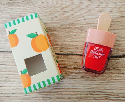 ディアダーリン ウォータージェルティント (アイスティント)/ETUDE/口紅を使ったクチコミ(1枚目)