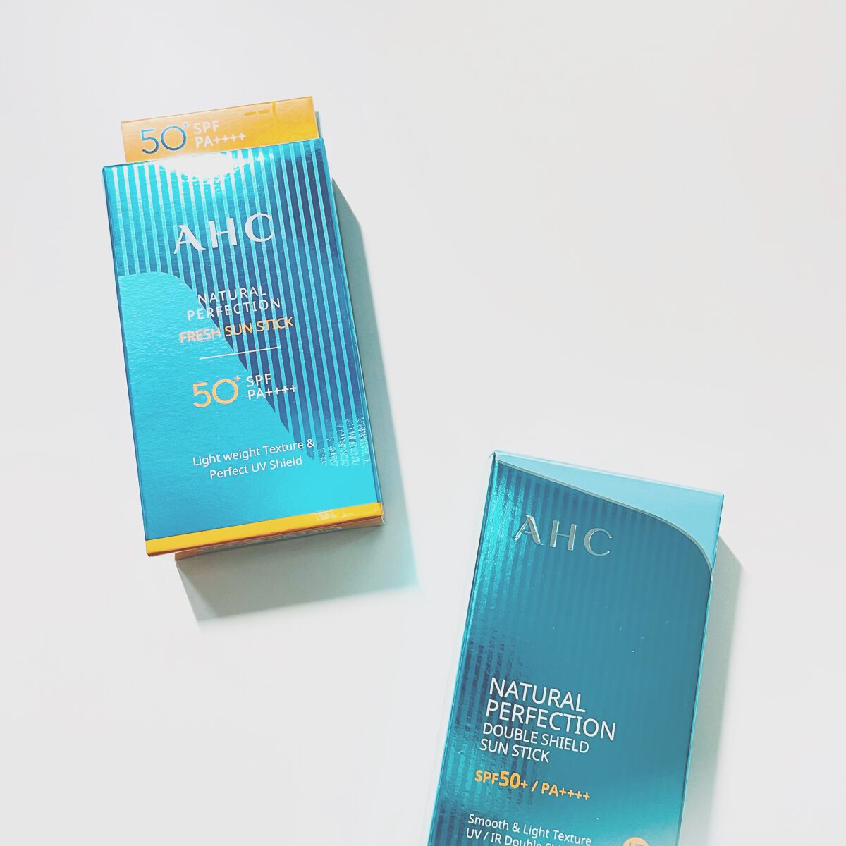 ナチュラル パーフェクション ダブル シールド サンスティック/AHC/日焼け止めスティックを使ったクチコミ（2枚目）