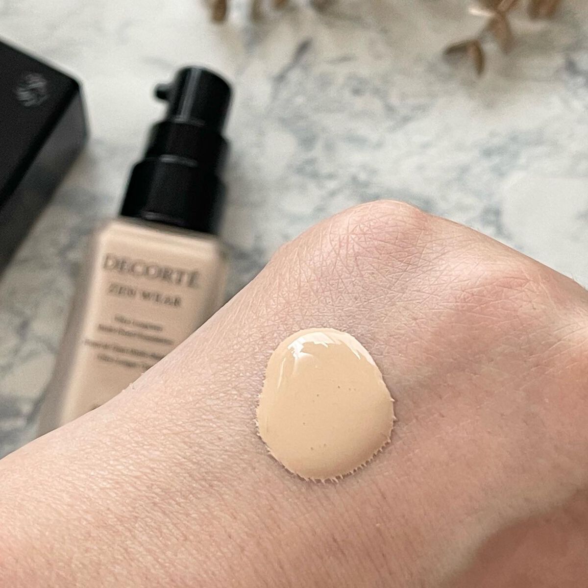 ゼン ウェア フルイド/DECORTÉ/リキッドファンデーションを使ったクチコミ(4枚目)