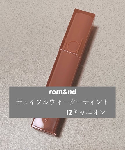 デュイフルウォーターティント/rom&nd/リップティントを使ったクチコミ(1枚目)