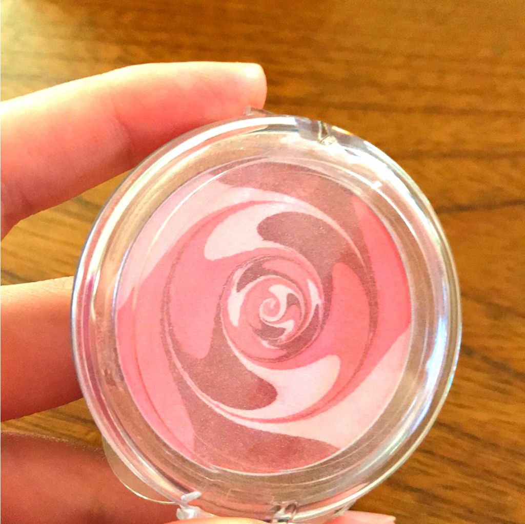 チークカラー マーブルタイプ/無印良品/パウダーチークを使ったクチコミ(1枚目)