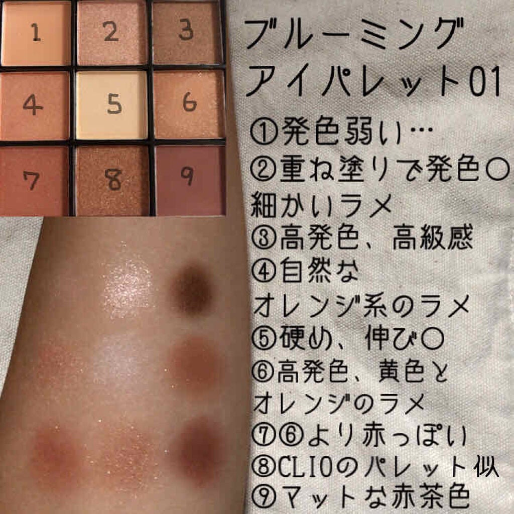 UR GLAM BLOOMING EYE COLOR PALETTE/U R GLAM/アイシャドウパレットを使ったクチコミ(2枚目)