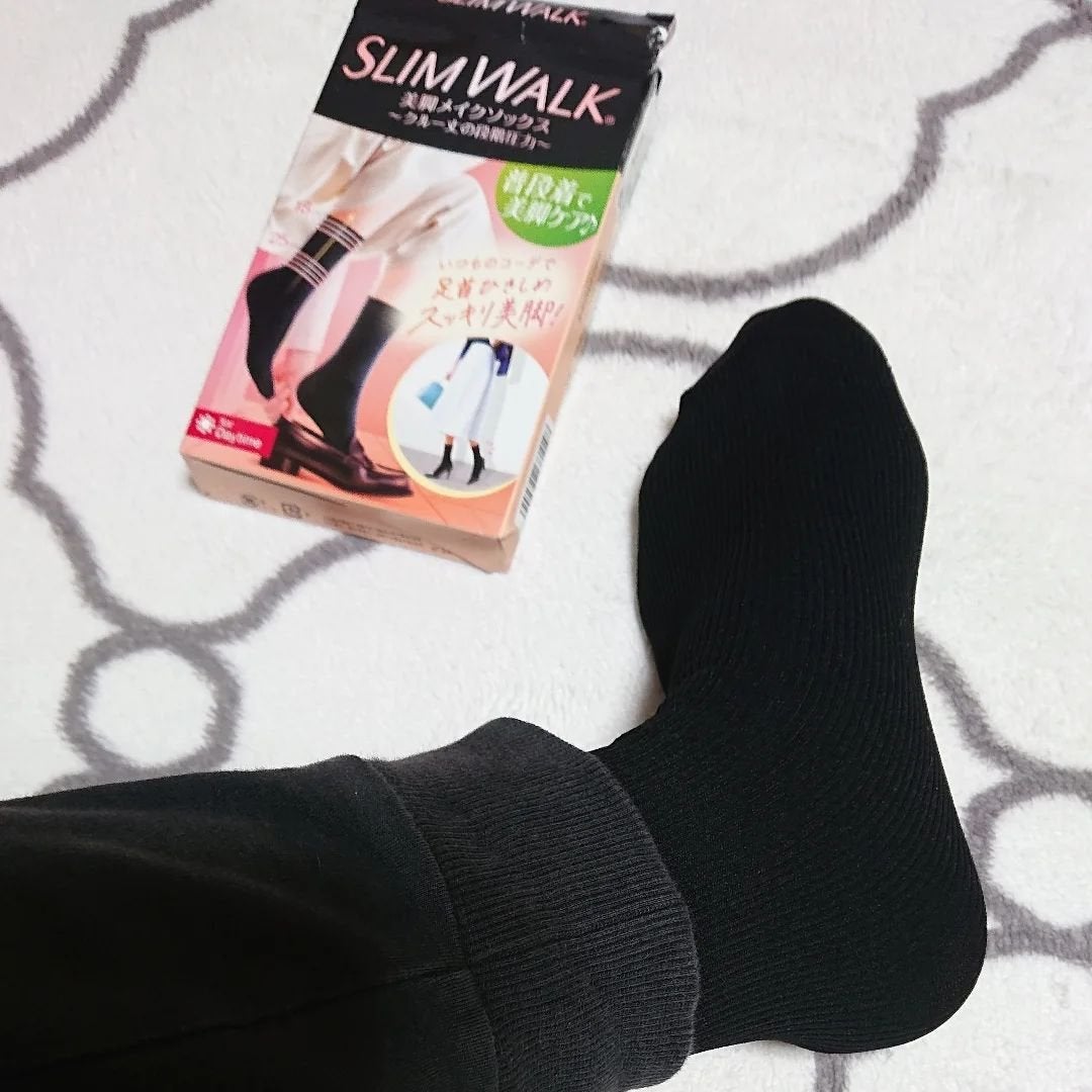 美脚メイクソックス/SLIMWALK/着圧ソックス・レギンスを使ったクチコミ(7枚目)