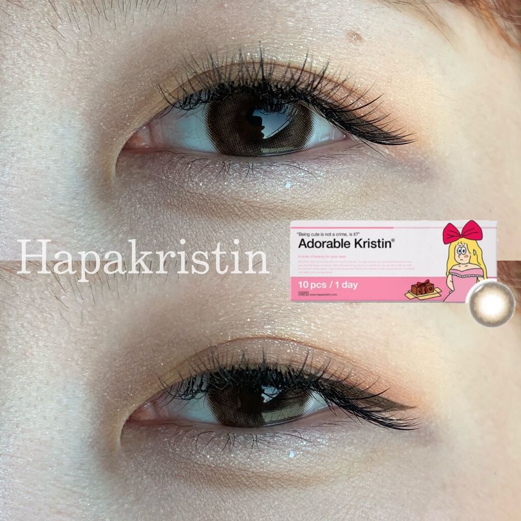Adorable Kristin/Hapa kristin/カラーコンタクトレンズを使ったクチコミ(1枚目)