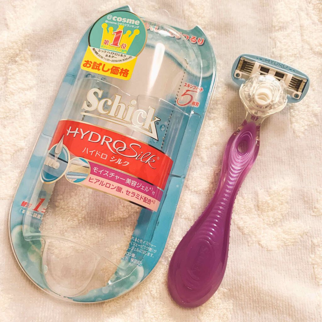 ハイドロシルク ホルダー (刃付き) お試し用/ハイドロシルク/シェーバーを使ったクチコミ(1枚目)