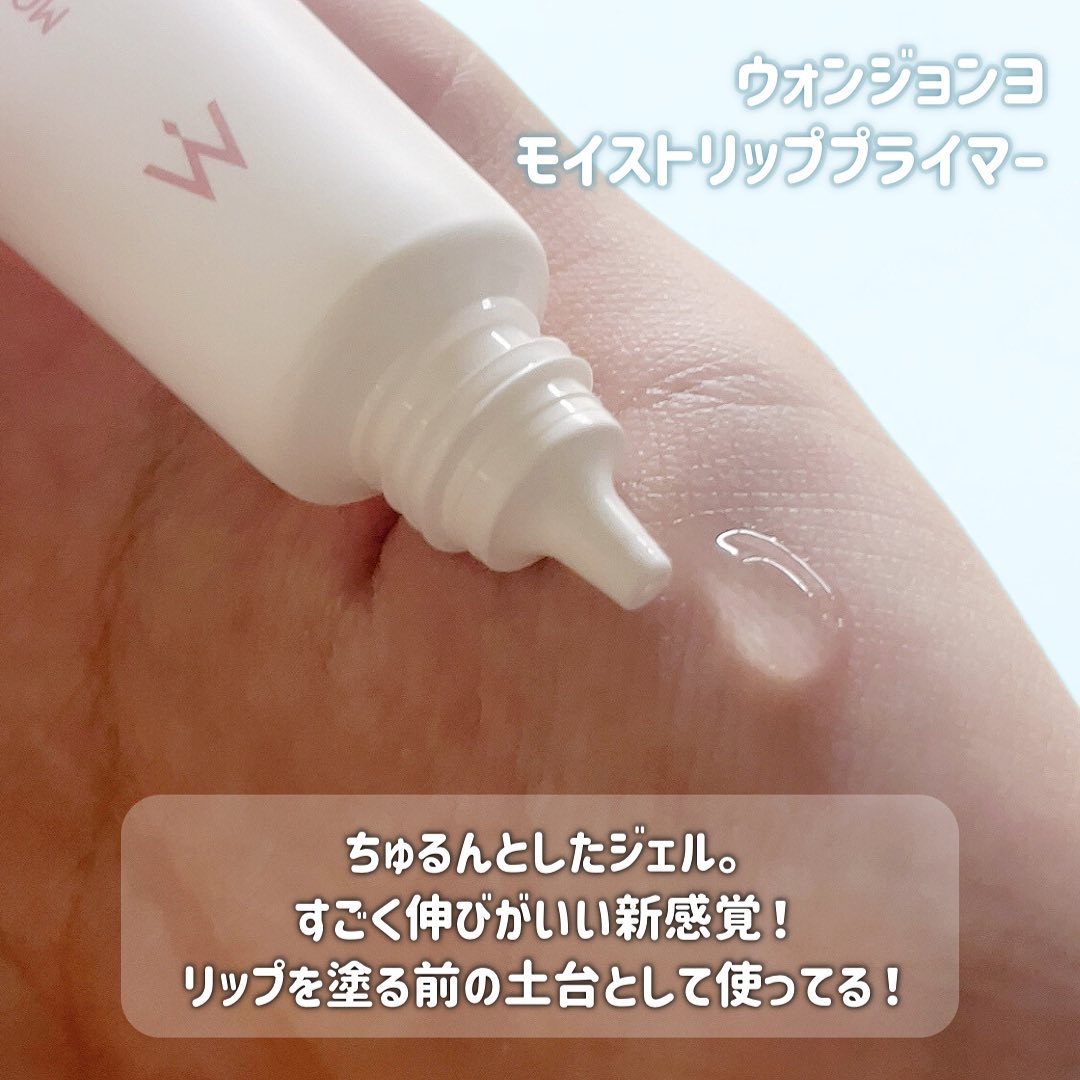 ウォンジョンヨ モイストリッププライマー　/Wonjungyo/リップオイルを使ったクチコミ（2枚目）
