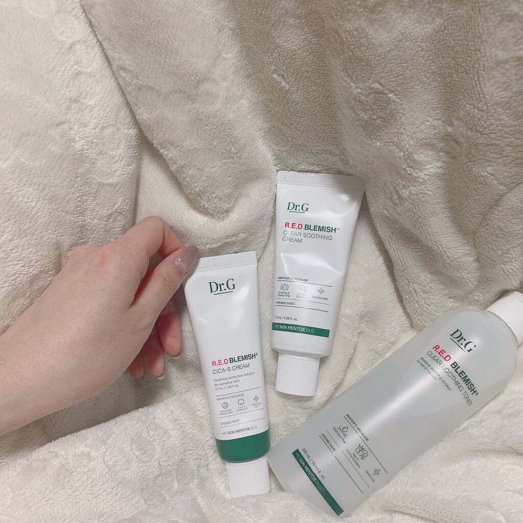 レッドB・Cスムージングクリーム/Dr.G/フェイスクリームを使ったクチコミ（1枚目）