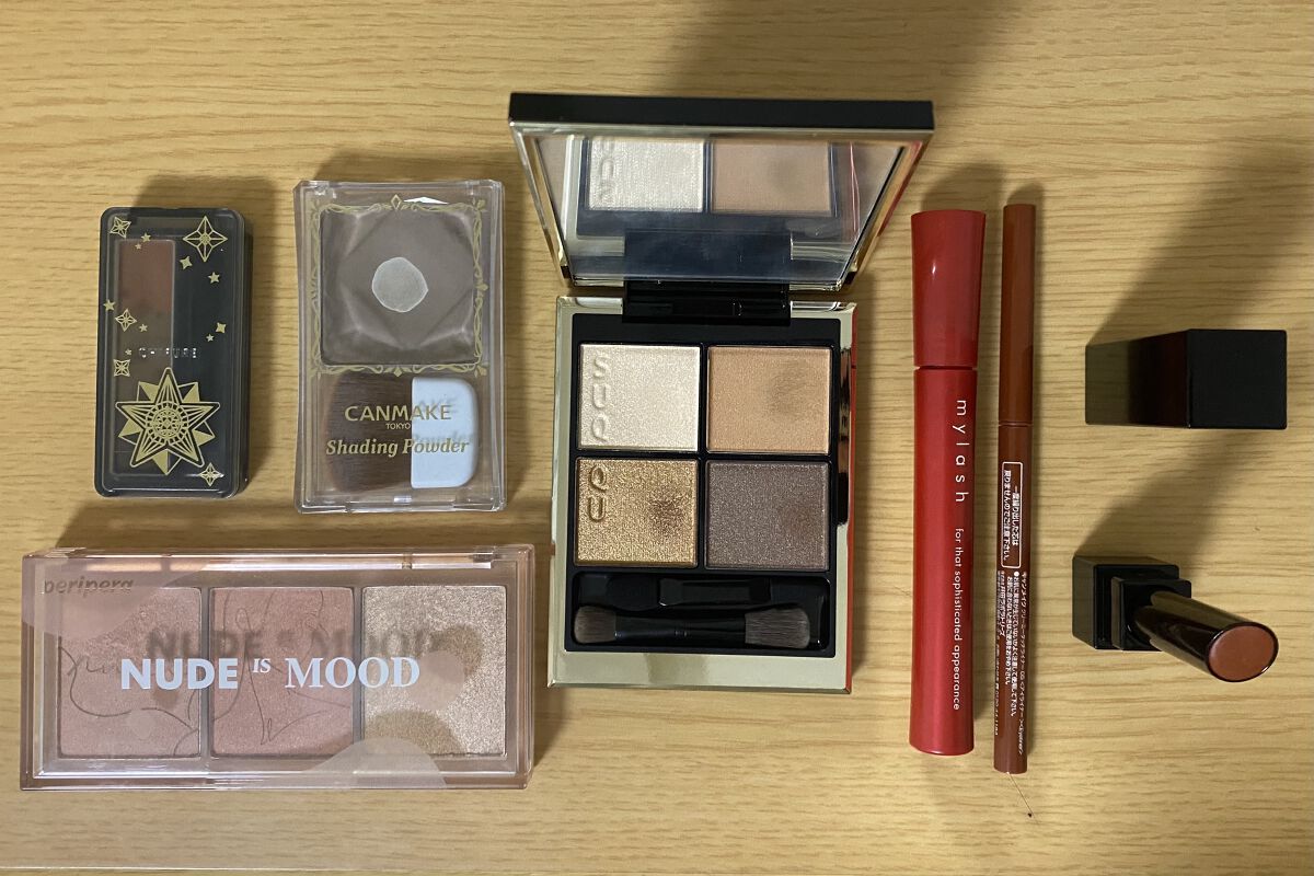 アイブロー パウダー OR10 テラコッタ（ホリデーシーズン限定色）/ちふれ/パウダーアイブロウを使ったクチコミ（1枚目）