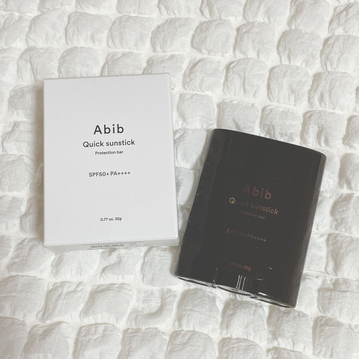 トーンアップ サンスティック シルキーバー/Abib /日焼け止め・UVケアを使ったクチコミ（1枚目）