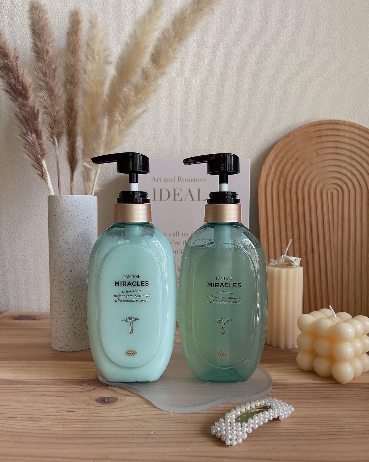 ミラクルズ うるおいブースト シャンプー/トリートメント/パンテーン/市販シャンプーを使ったクチコミ（1枚目）