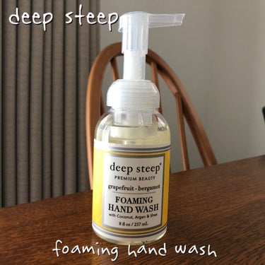 Foaming Handwash/deep steep(ディープスティープ)/ハンドソープを使ったクチコミ（1枚目）