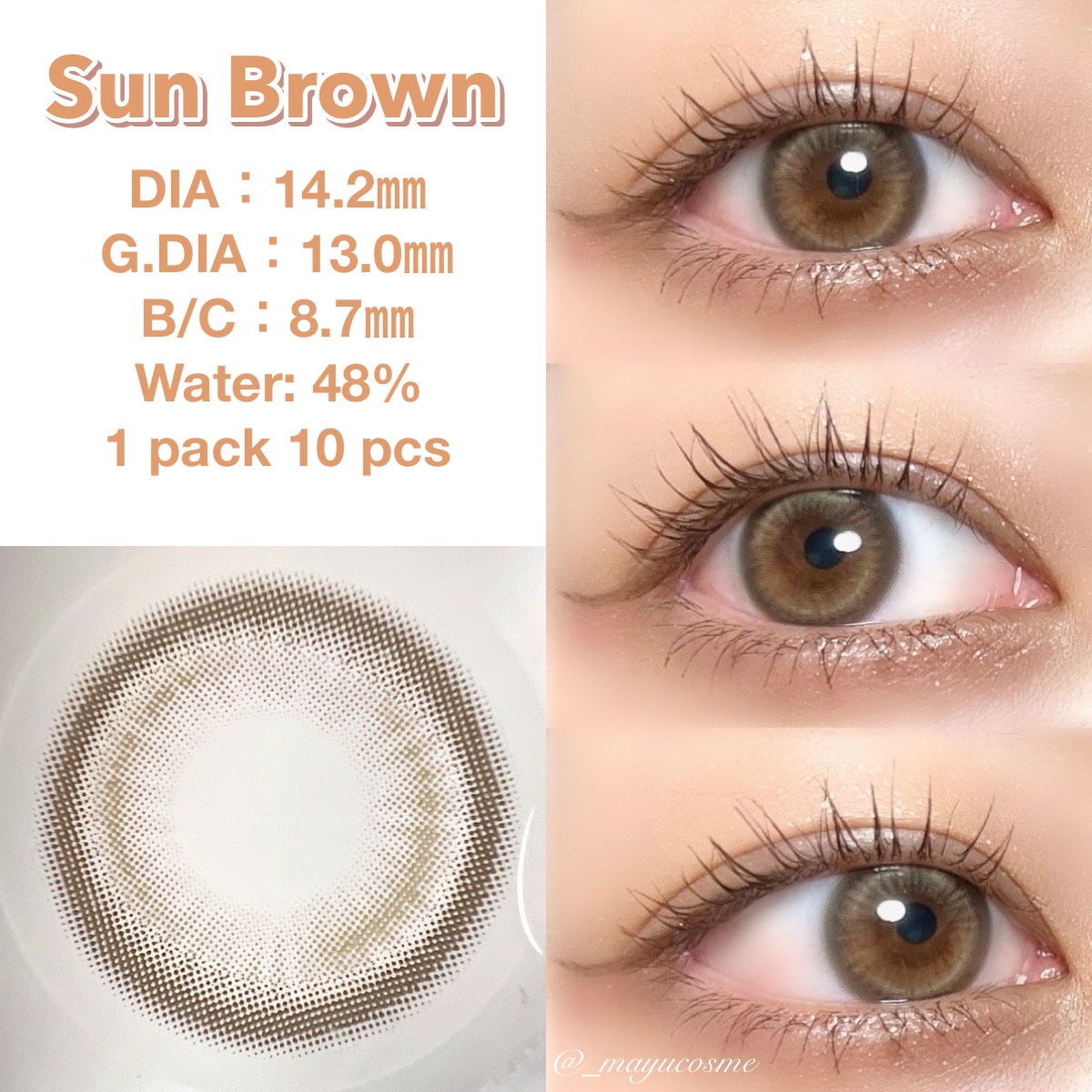 Lily Daze/chuu LENS/ワンデー（１DAY）カラコンを使ったクチコミ（2枚目）