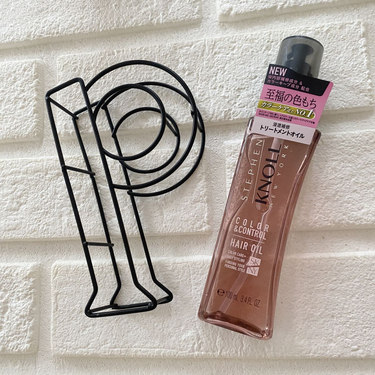 カラーコントロール ヘアオイル Ｗ/スティーブンノル ニューヨーク/ヘアオイルを使ったクチコミ（1枚目）