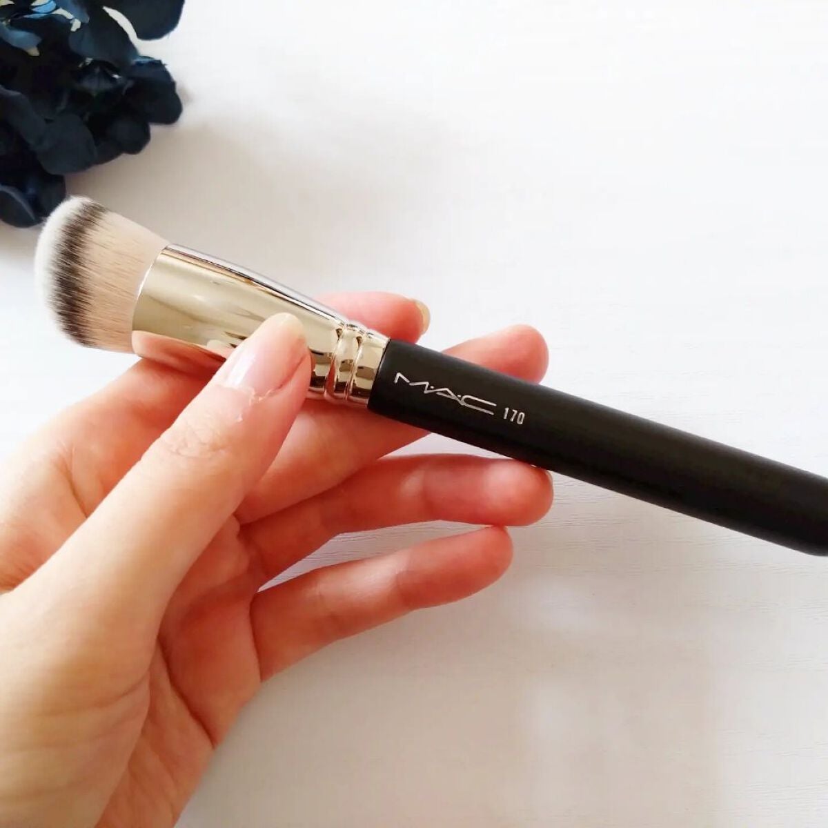 #170 シンセティック ラウンド スラント ブラシ/M・A・C/メイクブラシを使ったクチコミ(1枚目)