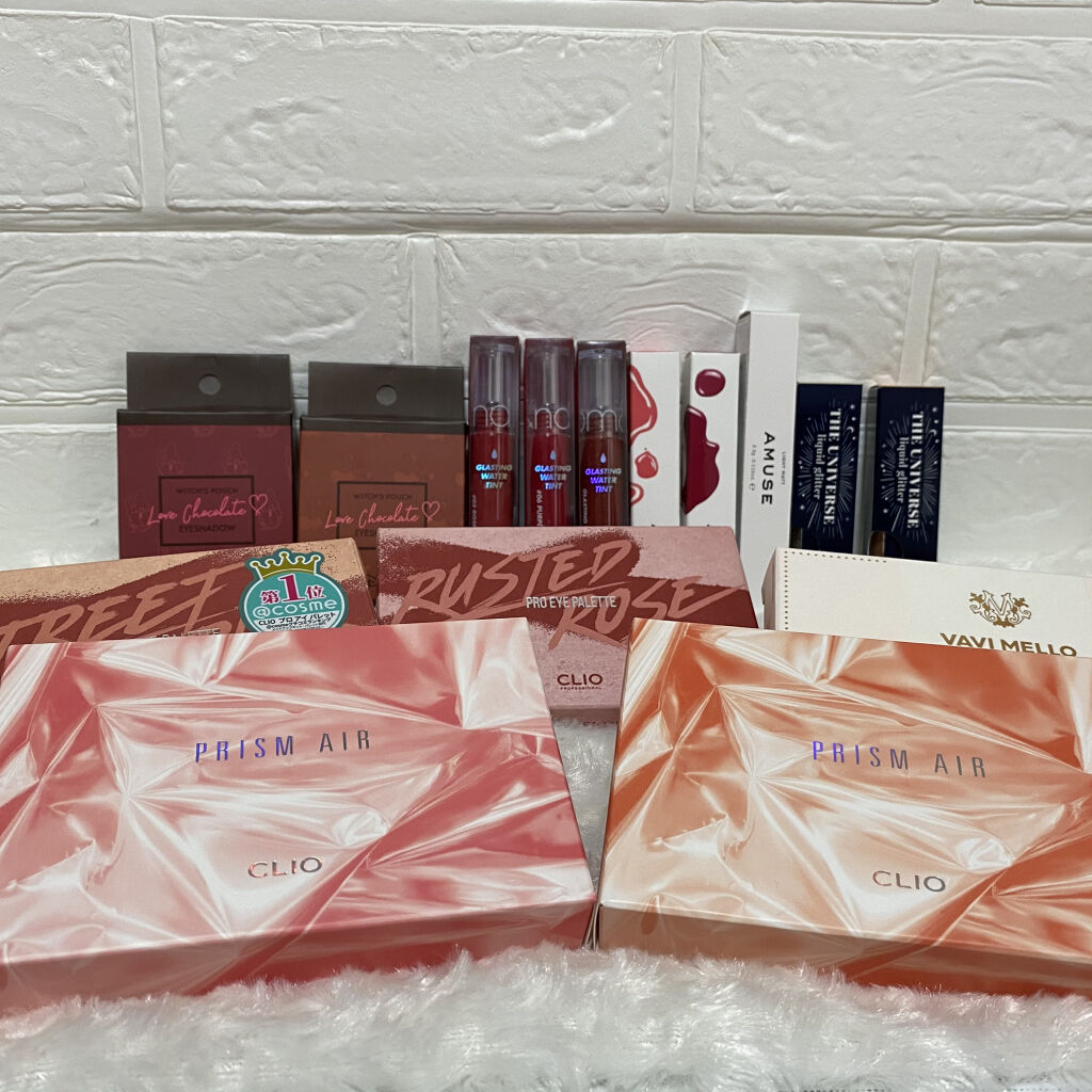 プリズム エアー アイ パレット/CLIO/アイシャドウパレットを使ったクチコミ（2枚目）