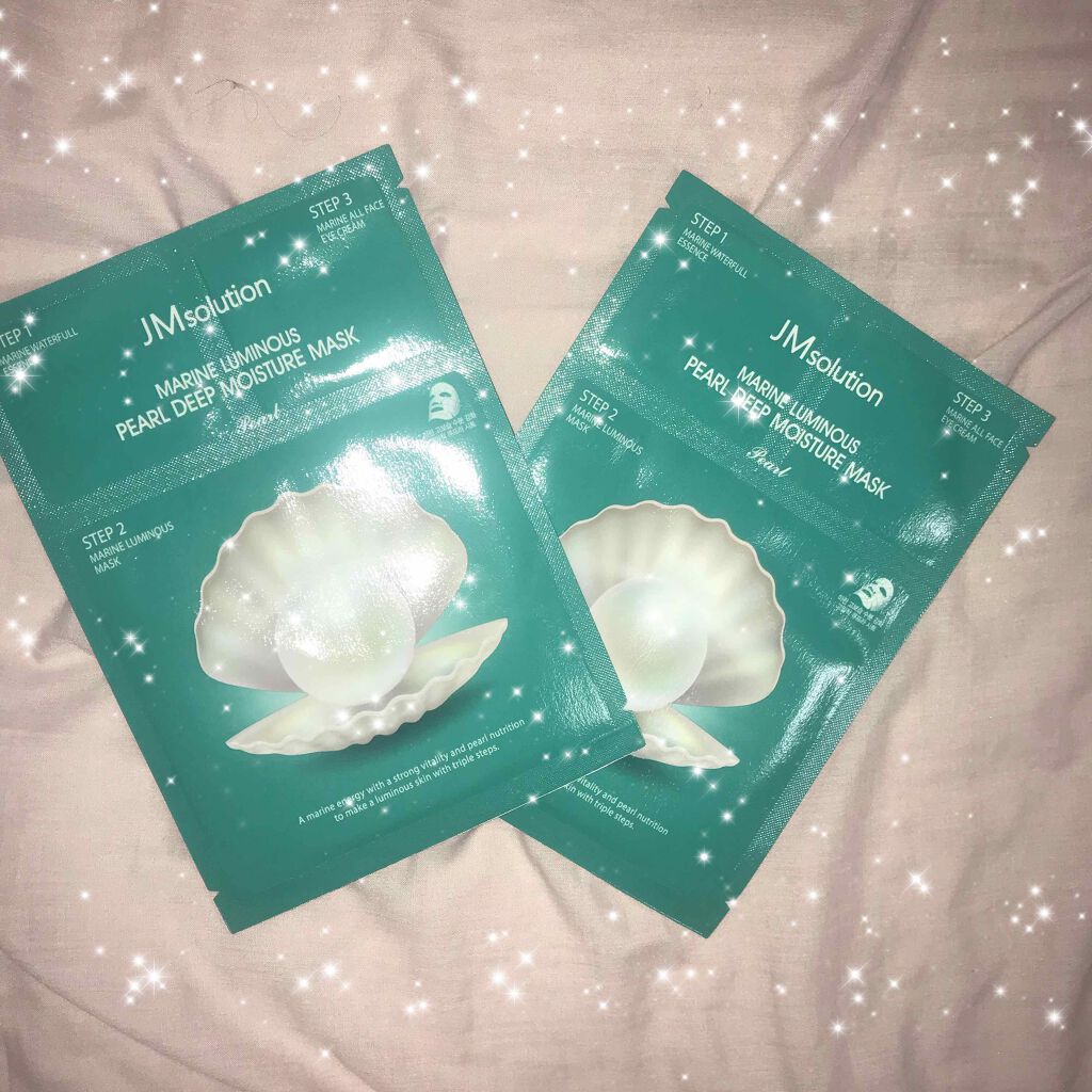 JM solution  marine luminous pearl deep moisture mask/JMsolution/シートマスク・パックを使ったクチコミ(1枚目)