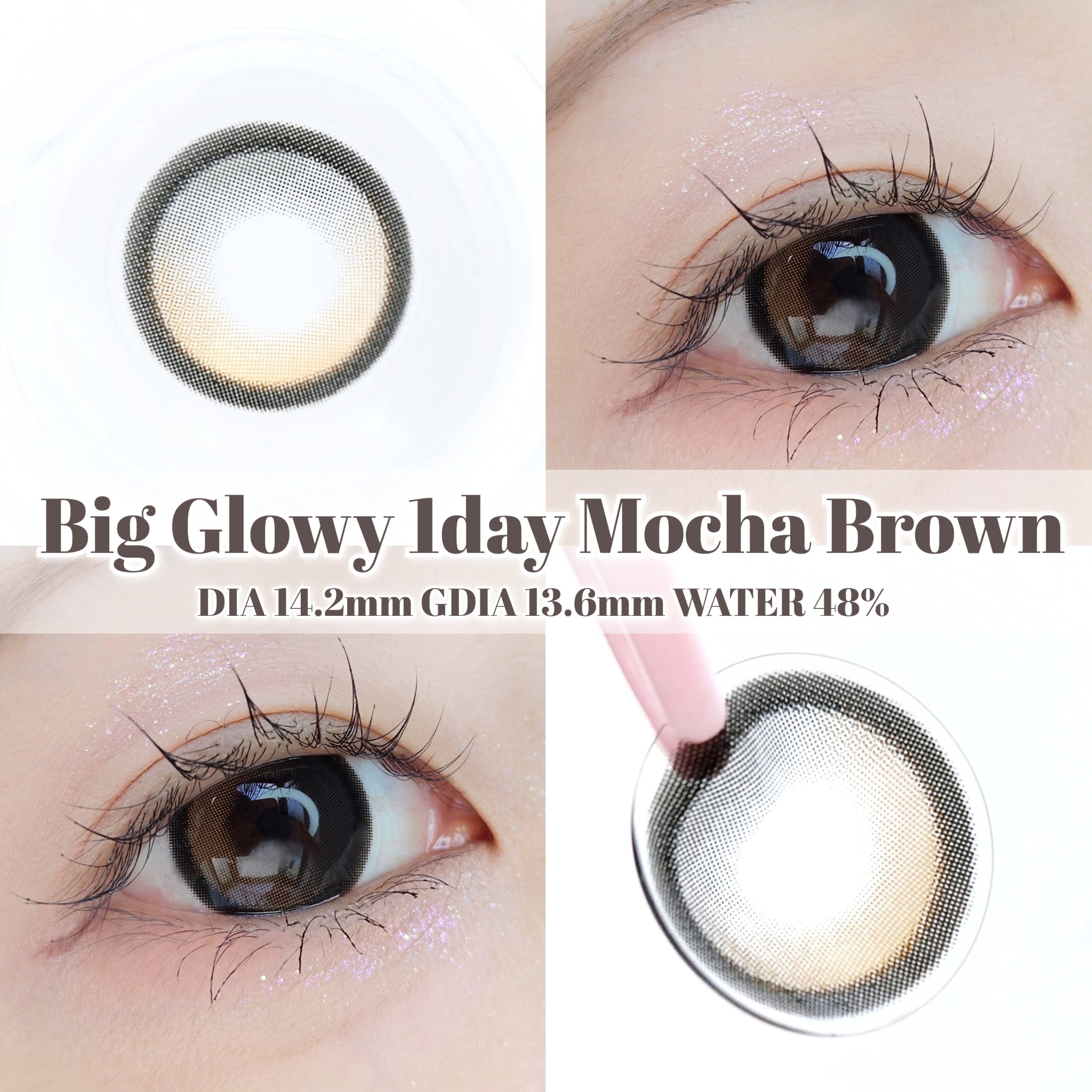 Glowy 1day/OLENS/ワンデー（１DAY）カラコンを使ったクチコミ（2枚目）