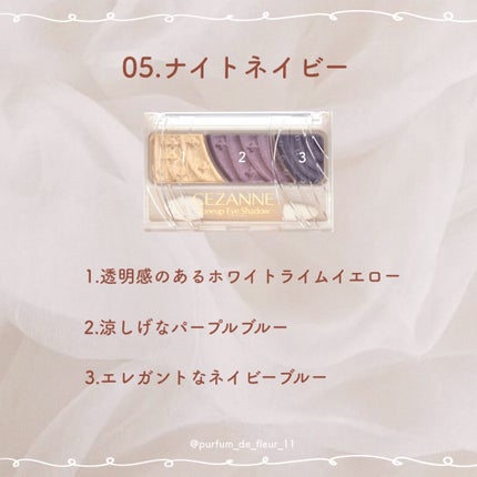 トーンアップアイシャドウ/CEZANNE/アイシャドウパレットを使ったクチコミ(5枚目)