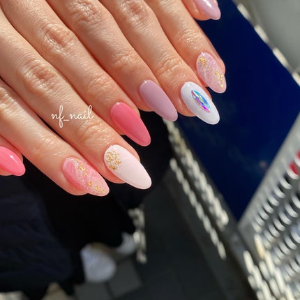 Natsumi◎nailist on LIPS 「nuance..#ネイル#ネイルデザイン#ネイルアート#シ..」(1枚目)