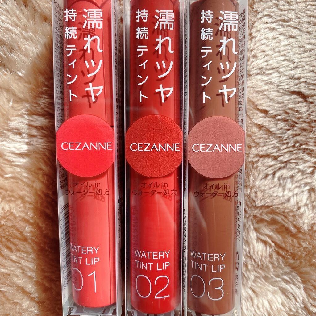 ウォータリーティントリップ/CEZANNE/リップティントを使ったクチコミ(2枚目)