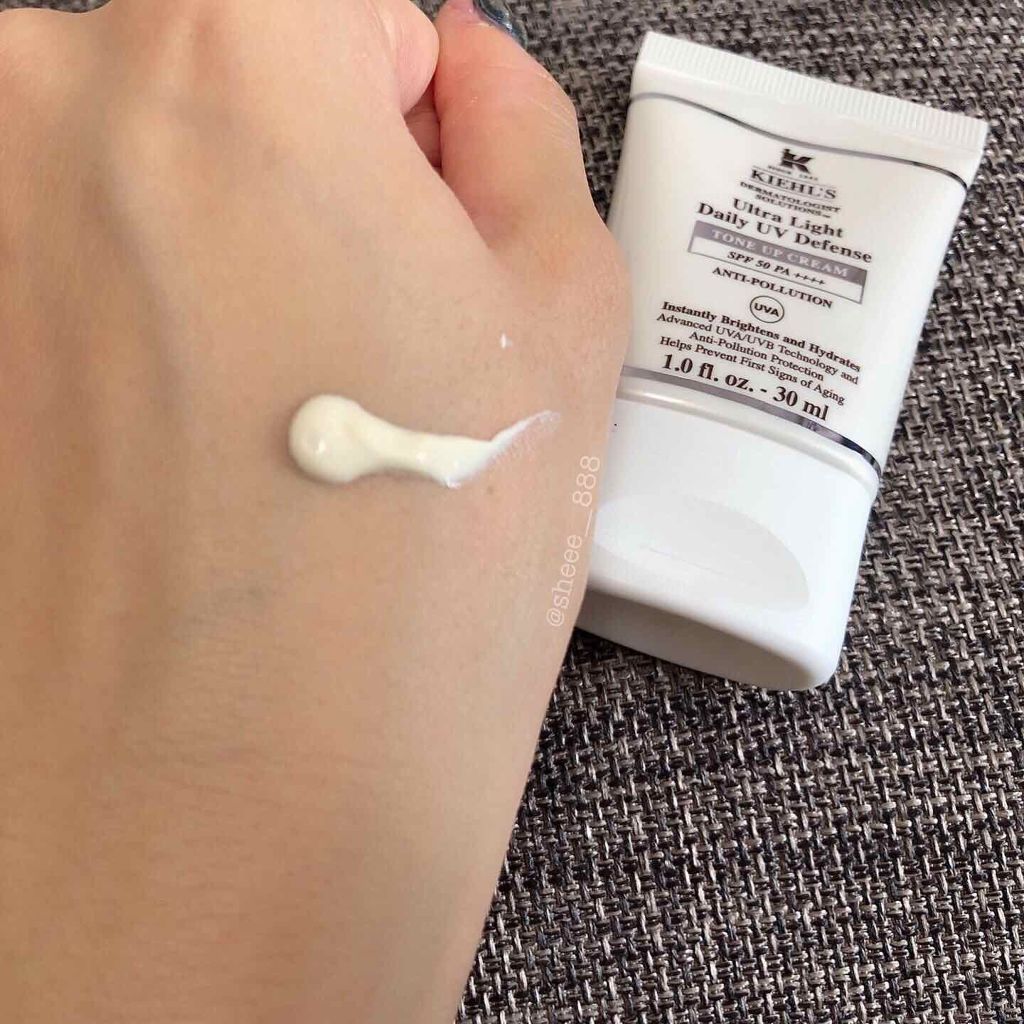 キールズ DS UV ディフェンス トーンアップクリーム/Kiehl's/化粧下地を使ったクチコミ(2枚目)