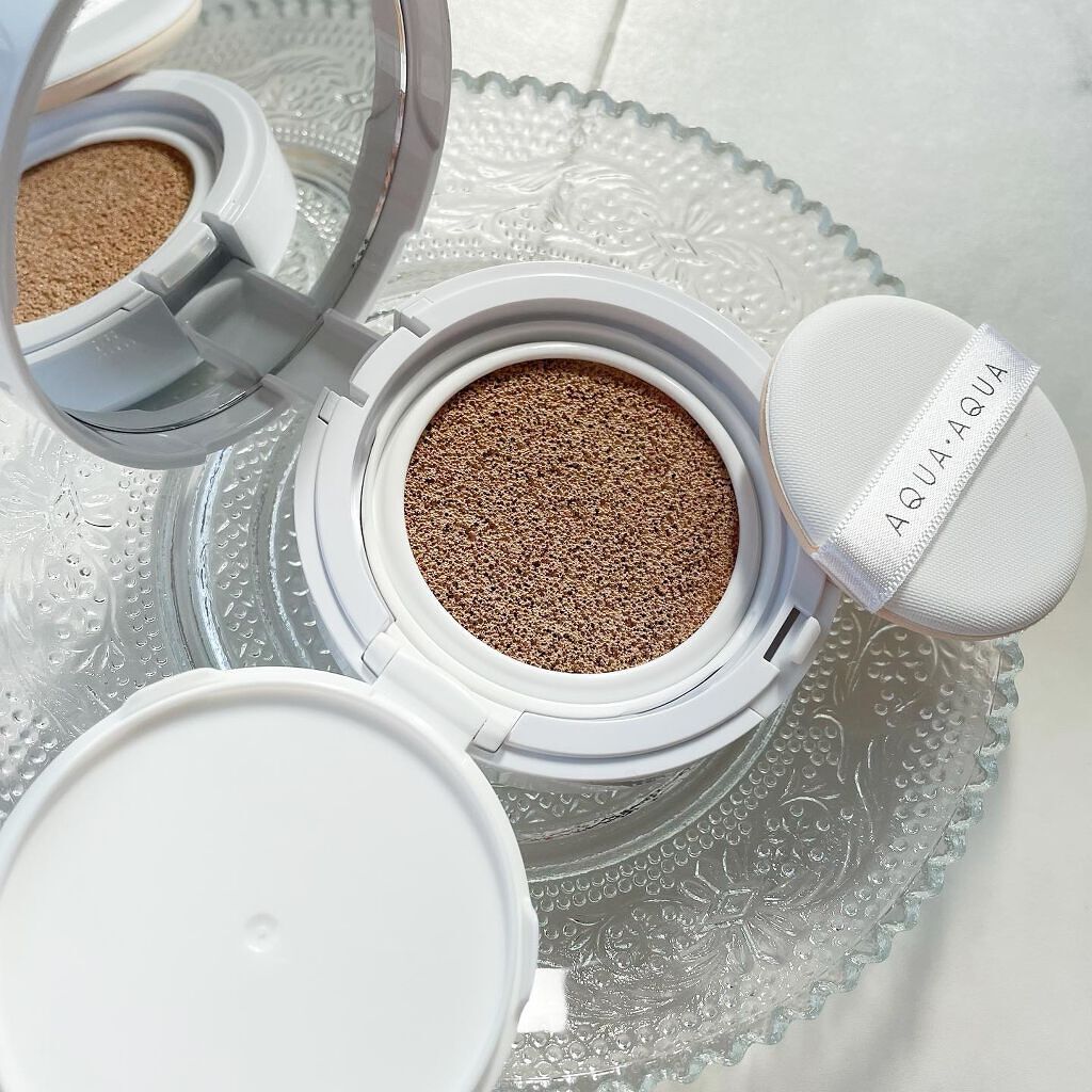 オーガニッククッションコンパクト/アクア・アクア/クッションファンデーションを使ったクチコミ(4枚目)