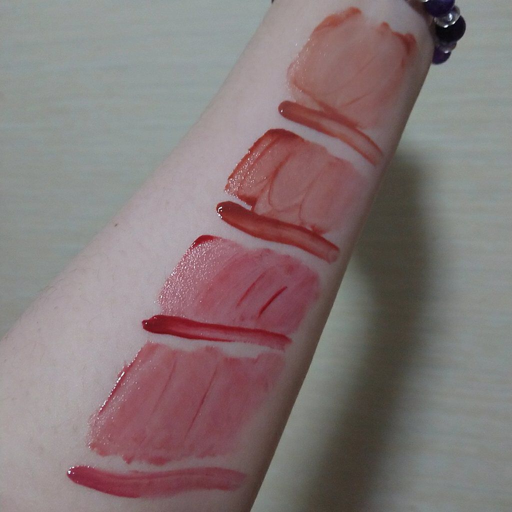 ジューシーラスティングティント/rom&nd/リップティントを使ったクチコミ(5枚目)