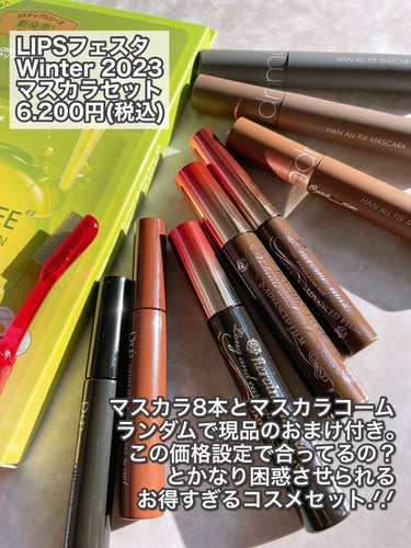 マスカラセット LIPSフェスタ Winter 2023/LIPS/メイクアップキットを使ったクチコミ（2枚目）