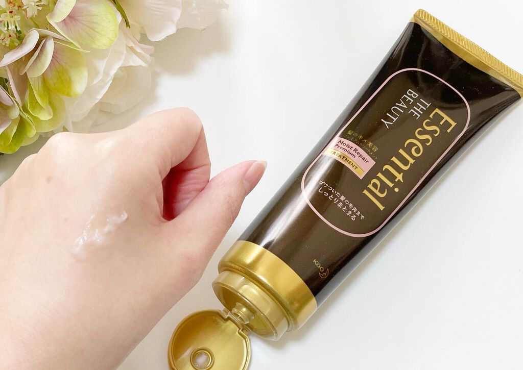 THE BEAUTY 髪のキメ美容プレミアムトリートメント<モイストリペアプレミアム>/エッセンシャル/洗い流すヘアトリートメントを使ったクチコミ(2枚目)