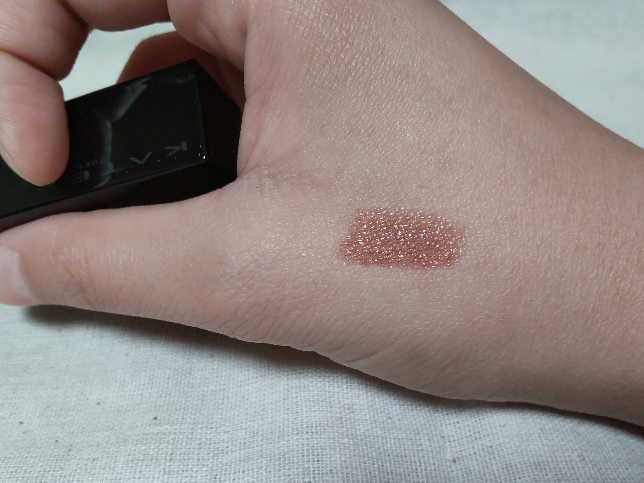 ケイト リップモンスター EX-1 焦がした茶葉の余韻(限定色)/KATE/口紅を使ったクチコミ（3枚目）