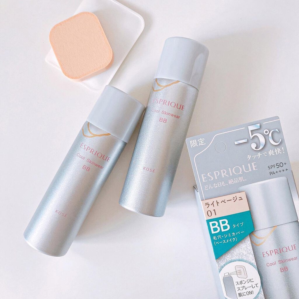 ひんやりタッチ BBスプレー UV 50 E/ESPRIQUE/BBクリームを使ったクチコミ(1枚目)