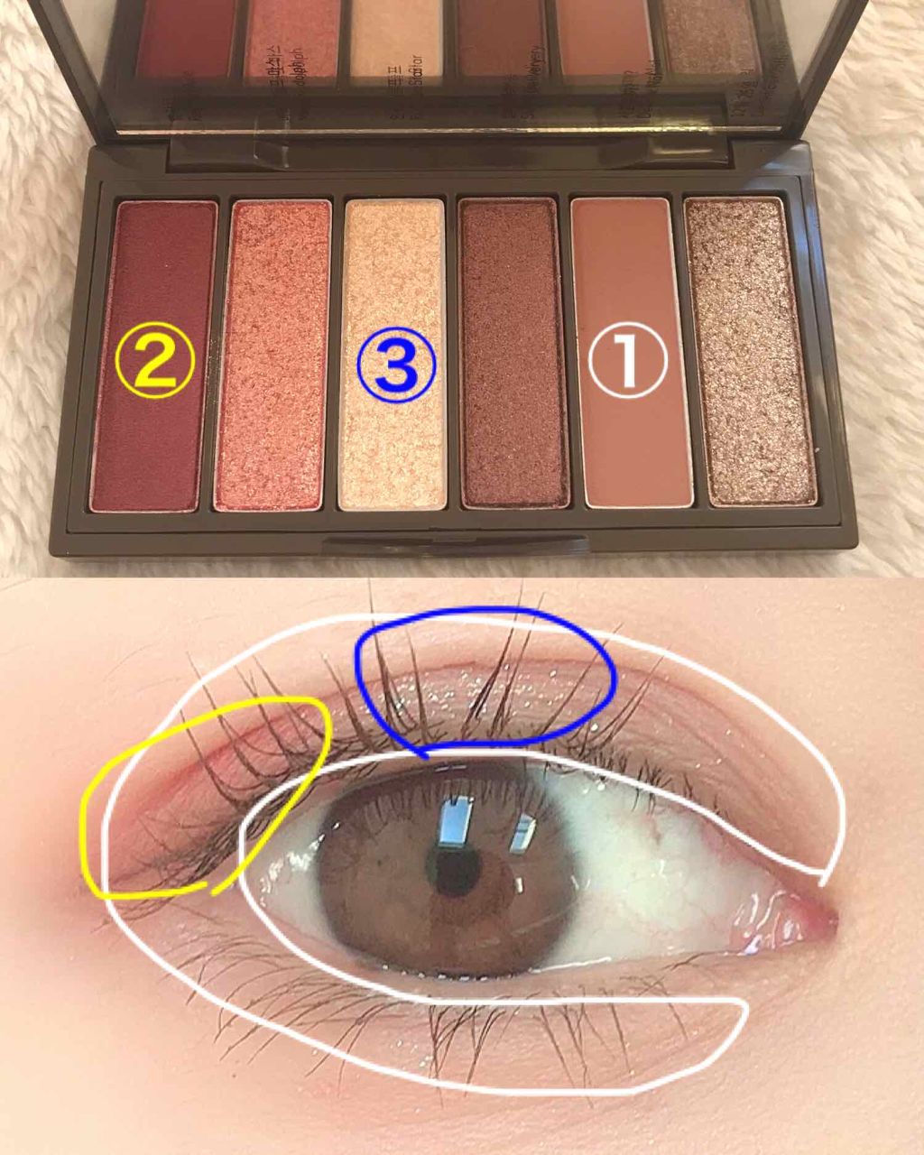 ルドルフ プレイカラー アイシャドウミニ トナカイ/ETUDE/アイシャドウパレットを使ったクチコミ（2枚目）