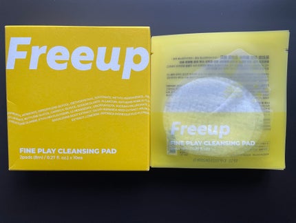 ファインプレイクレンジングパッド/FREEUP/トナーパッドを使ったクチコミ(1枚目)