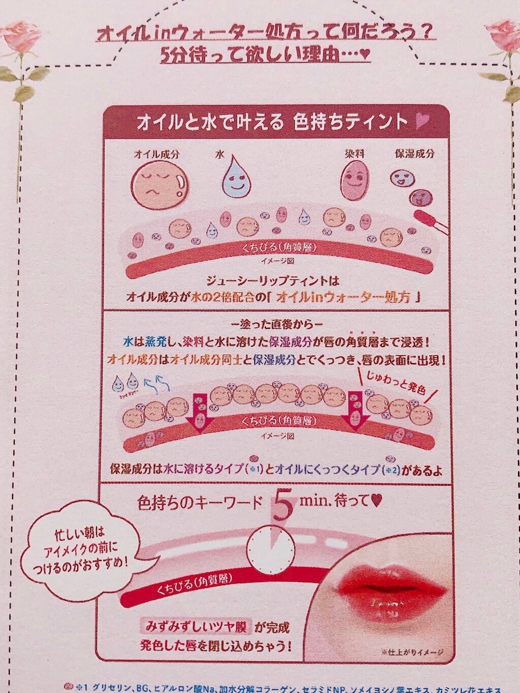 ジューシーリップティント/キャンメイク/口紅を使ったクチコミ(6枚目)